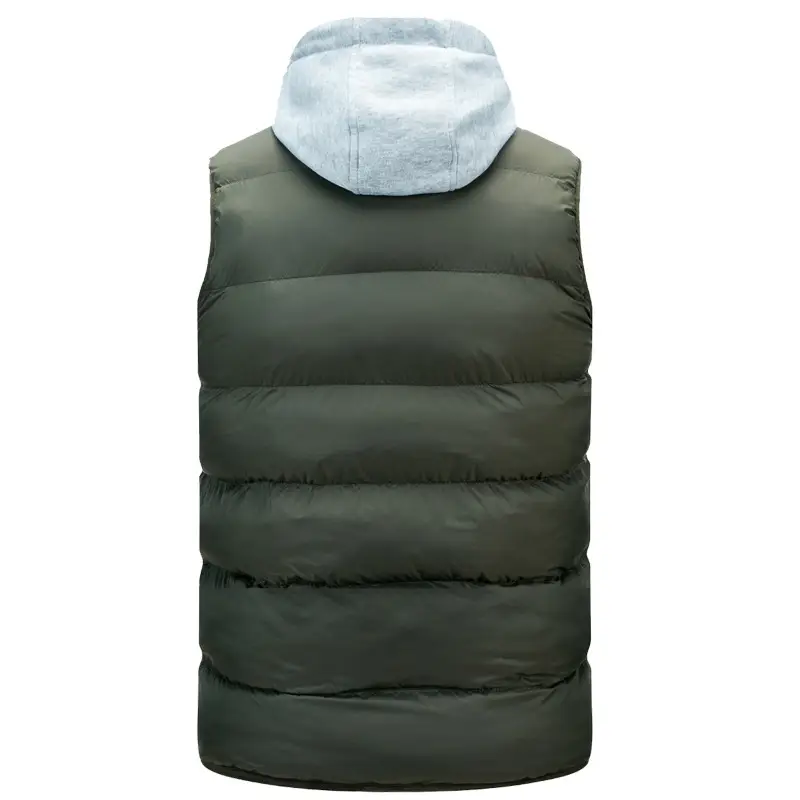 Amazon New Men's Hooded Vest Autumn Cotton Vest