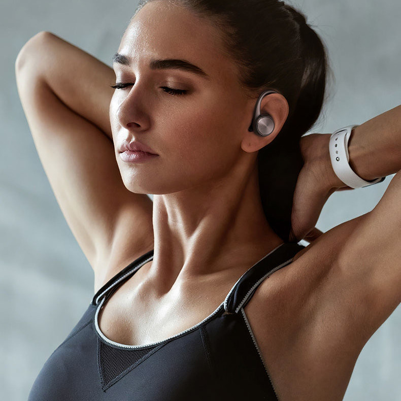 Wireless Bluetooth Headset Binaural Heavy Bass Hanging Ear Type - Image 3