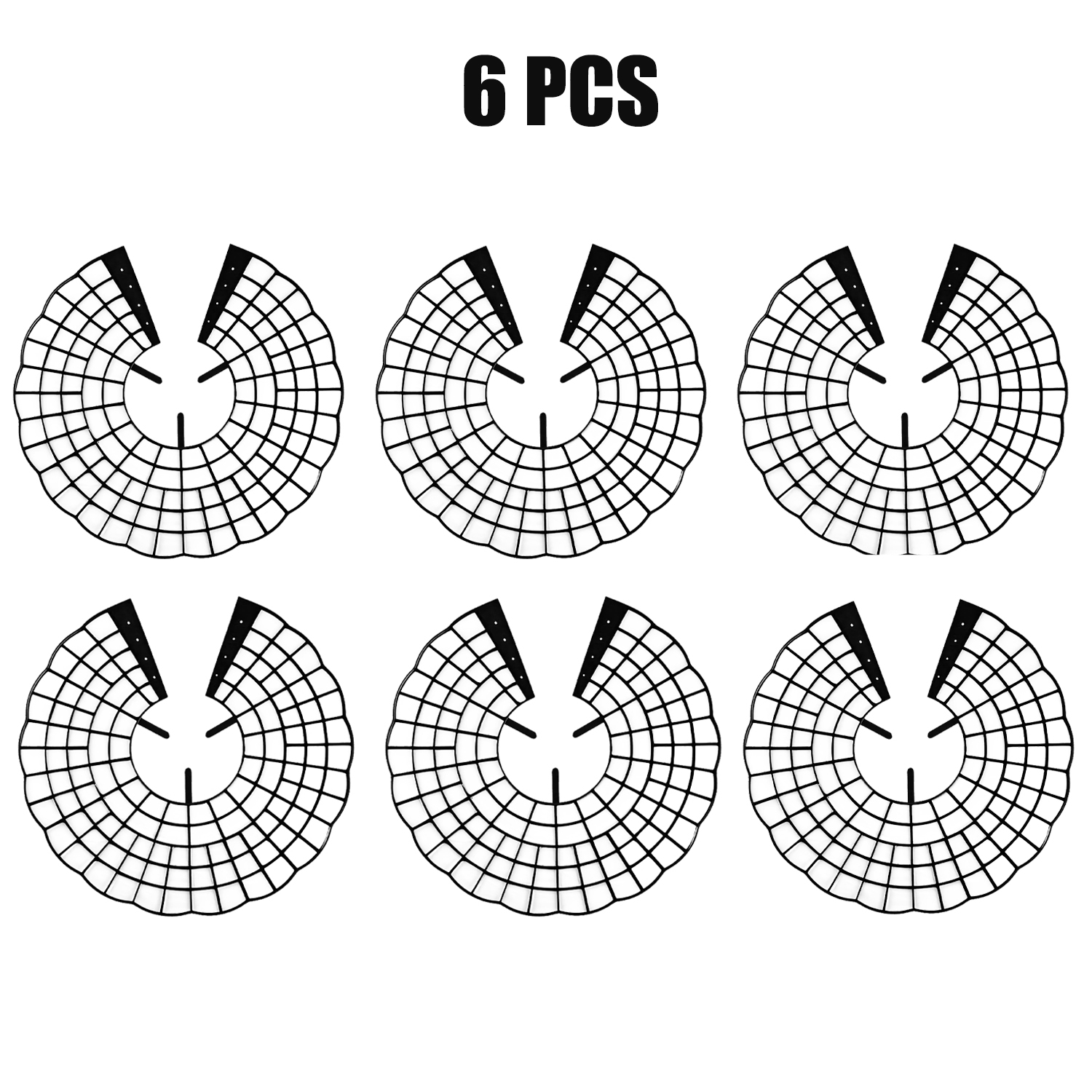 Strawberry Plant Support Racks – 6-Piece Elevated Garden Trays for Healthy Fruit & Vegetable Growth