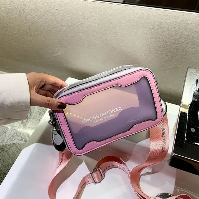 Fashion Messenger One shoulder All match Super Fire Texture Small Bag Pink - Shop at LoveMi