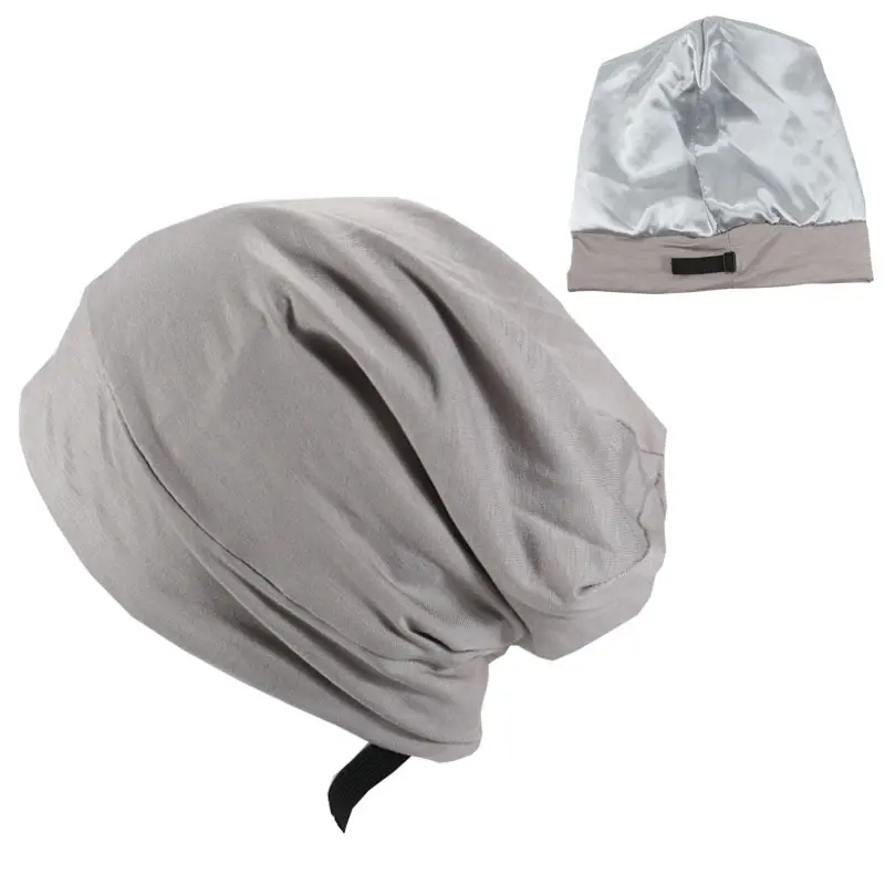 Spring and Autumn Adjustable Men's Satin Lined Hood