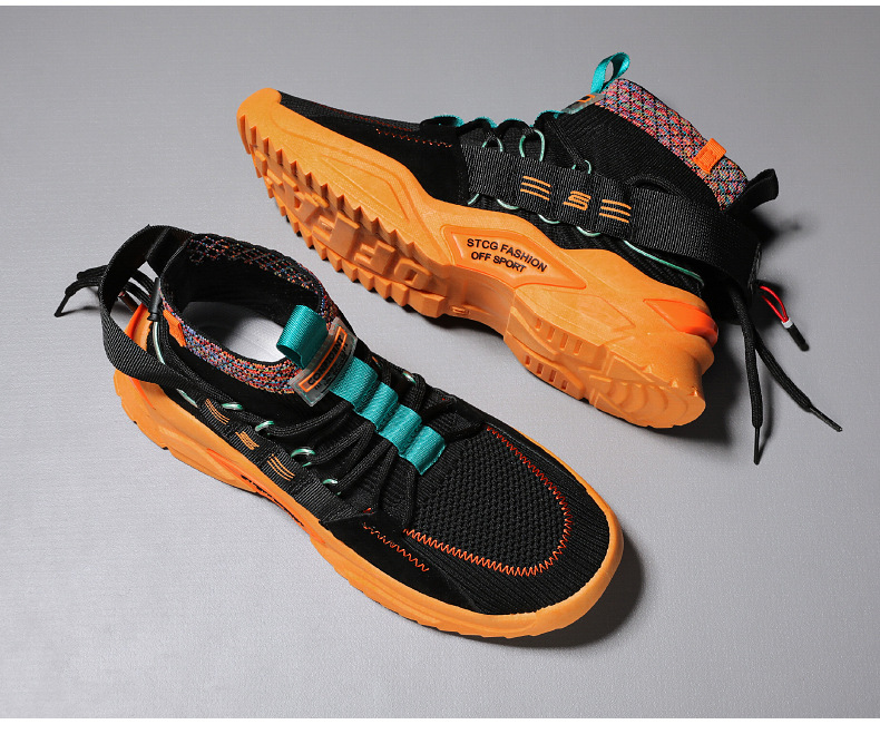 Men's Fashion High Top Leisure Board Shoes