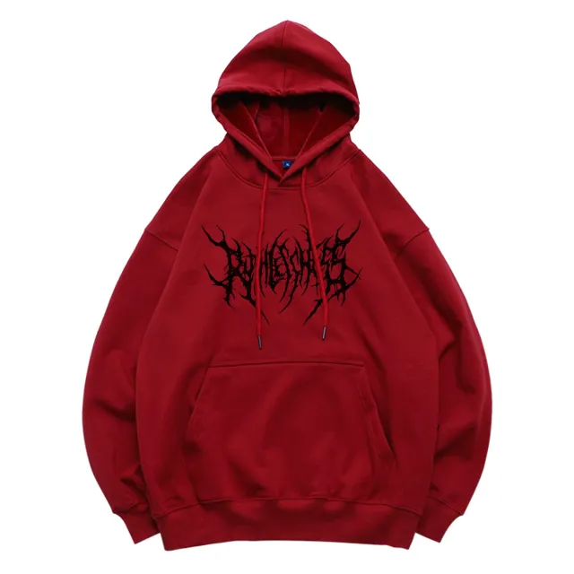 Anime Dark Series Sweatshirt Women's Hoodie Wine - Shop at LoveMi