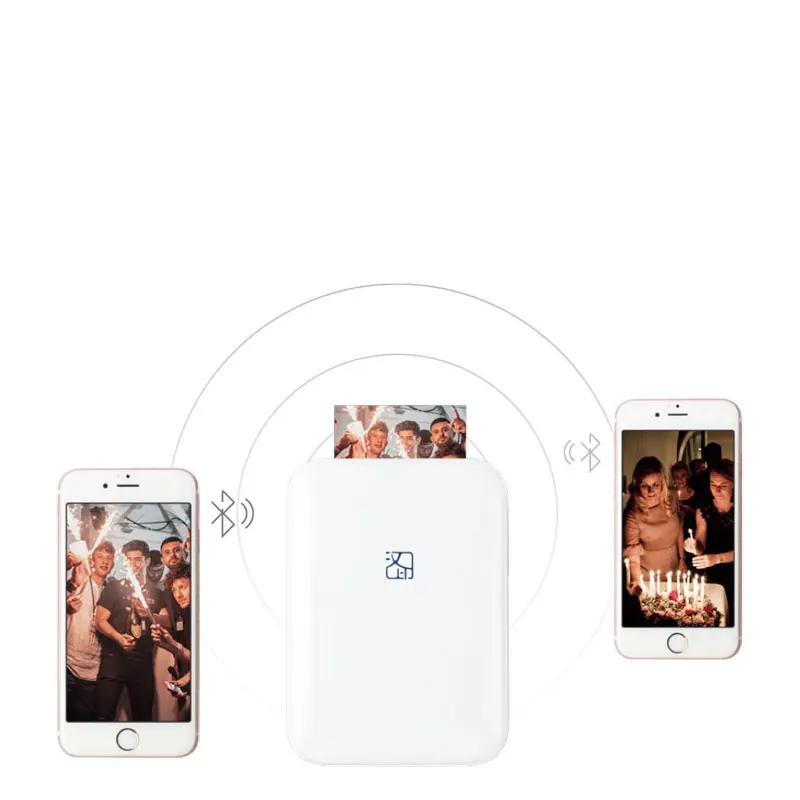 Color Photo Printer Portable Full Wireless USB