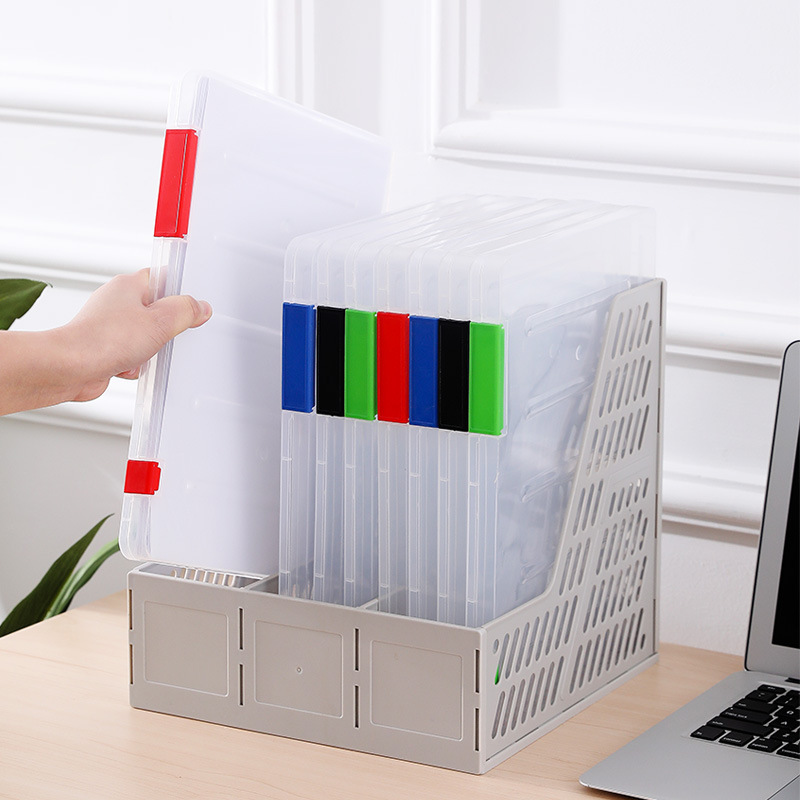 A4 Thickened Plastic File Box File Storage Box