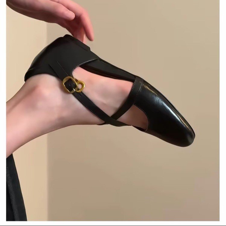 Cross Strap Mary Jane Flats, picture 2 of 5
