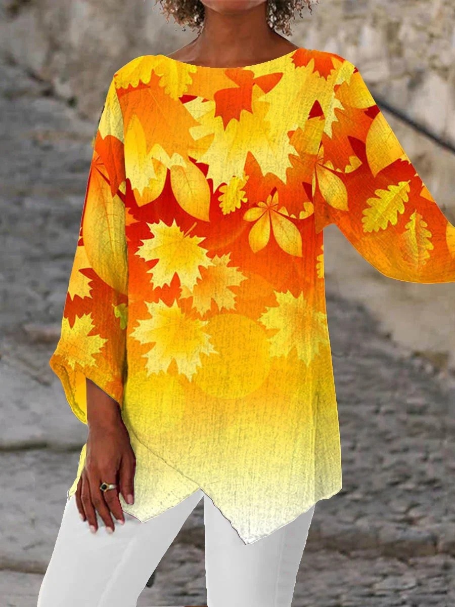 3D Printed Abstract Graphic V Neck Shirt