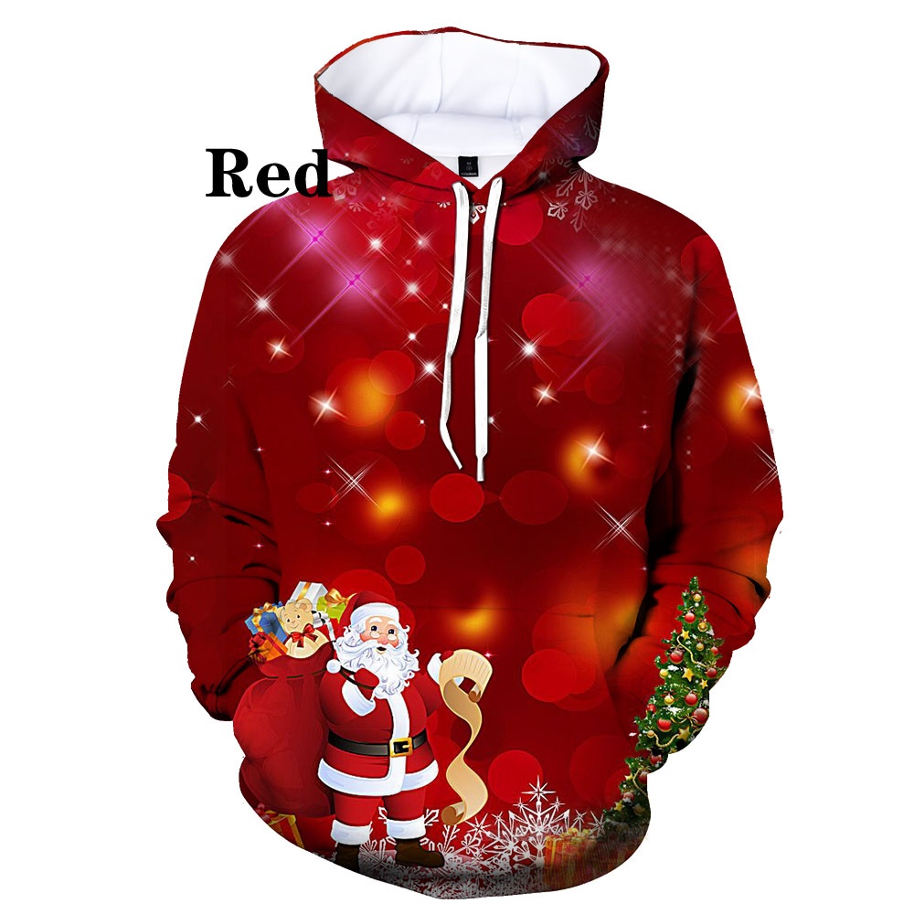 Title 6, Kerst 3D digitale print casual losvallend sweat...