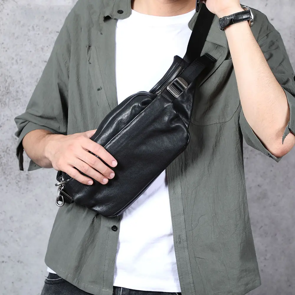 Men's Small Backpack Single Shoulder Cross-body Head