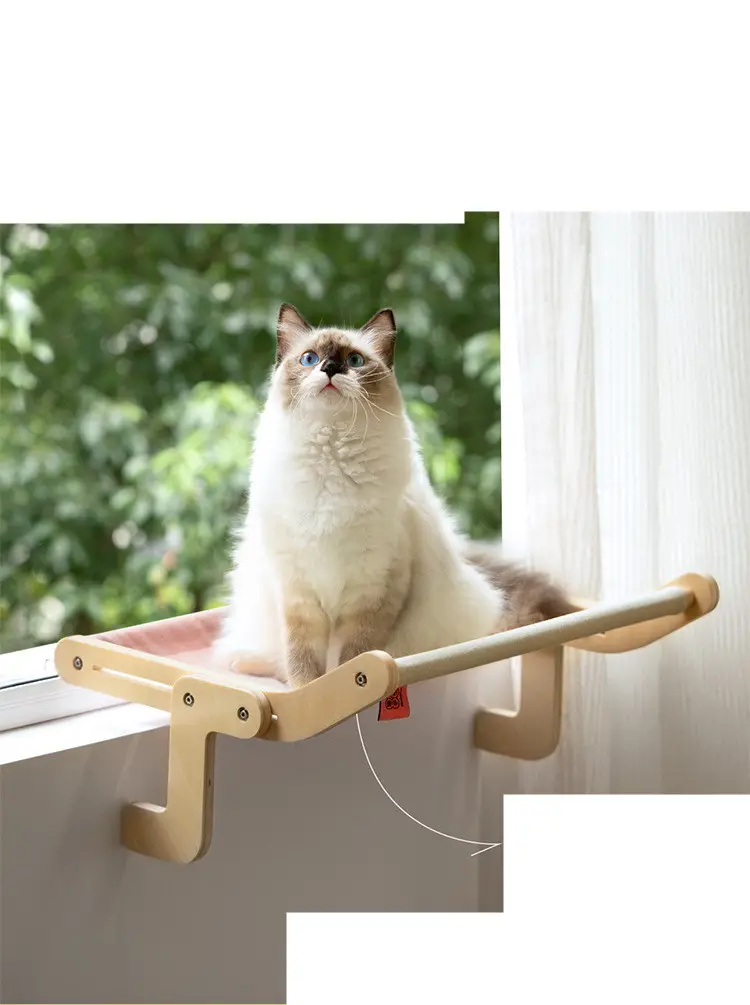 Cat Hanging Bed Balcony Window Bedside