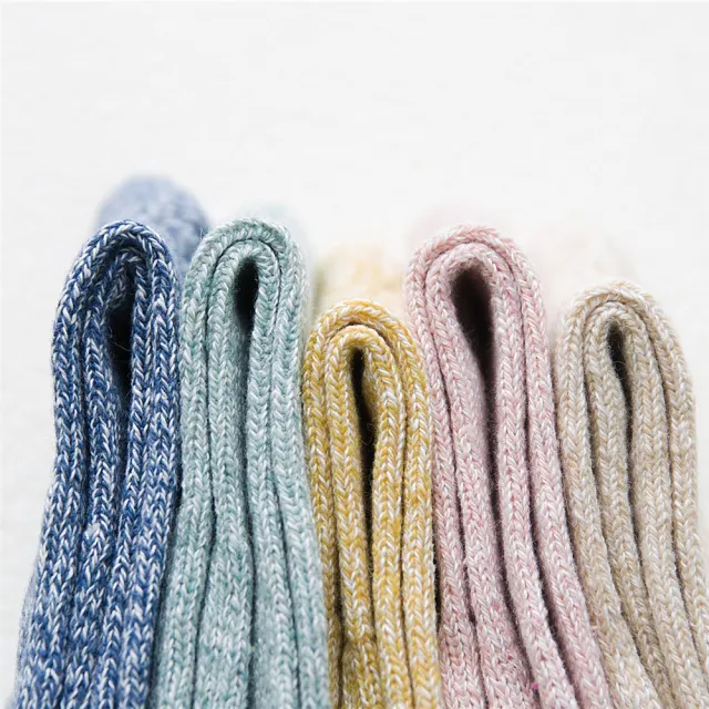 Autumn And Winter Thickened Keep Warm Pure Color Parallel Women's Socks Average Size - Shop at LoveMi