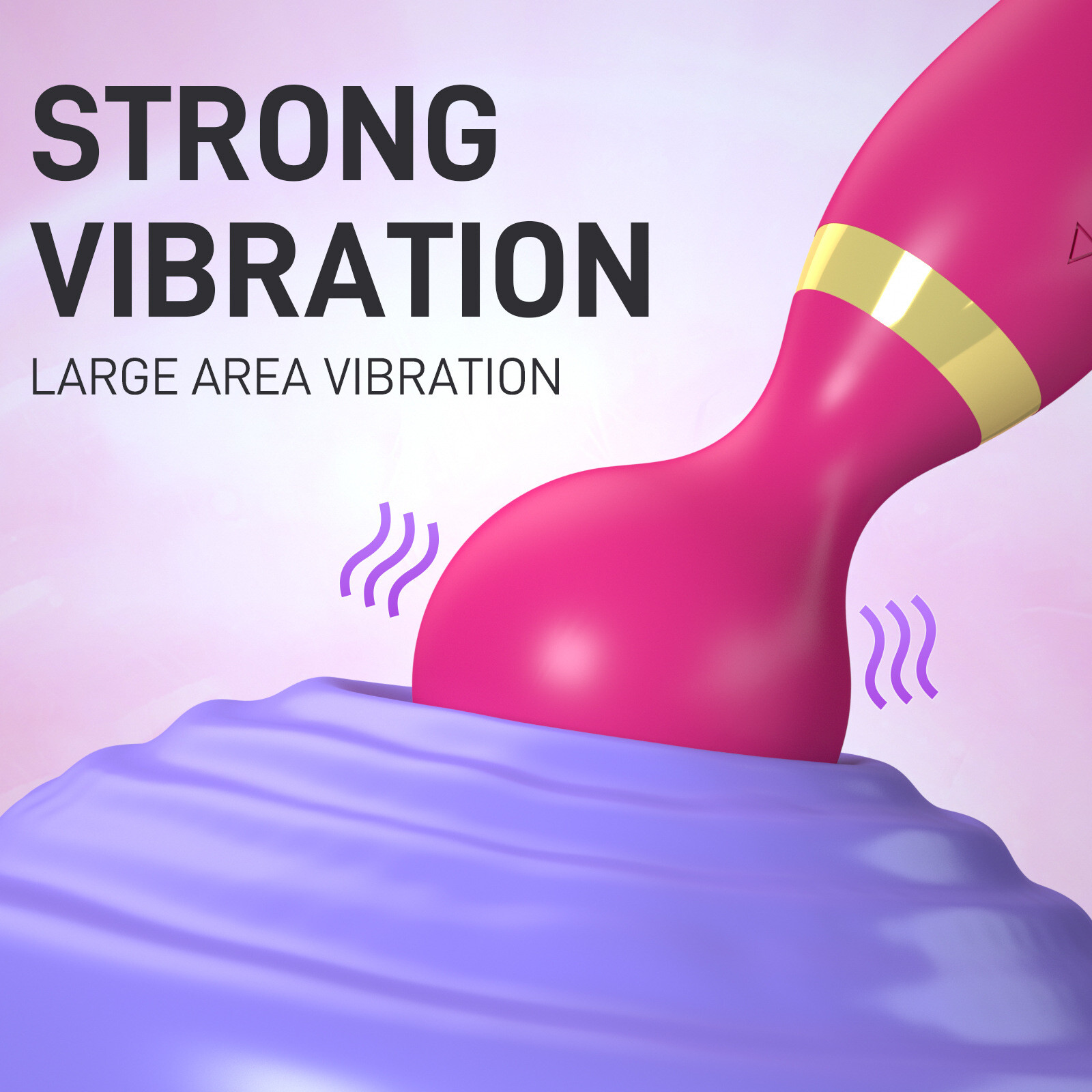 Multi Speeds Silicone Double Head Full Body Massager Vibrator Mute Rechargeable — vista 2