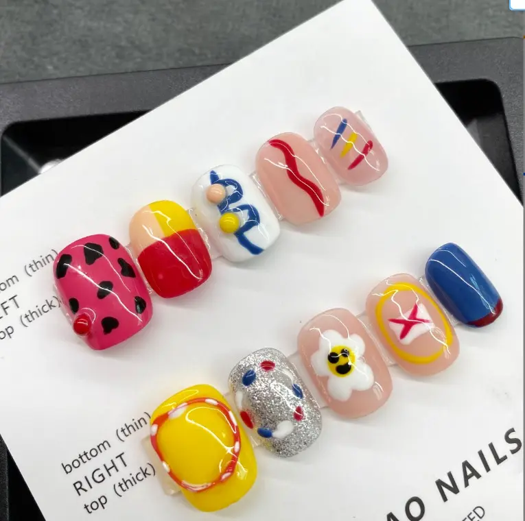 Removable And Detachable Finished Nail Piece