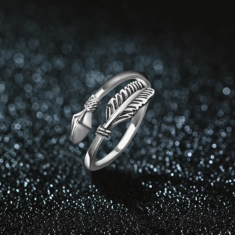 Simple Personality Love God's Arrow Couple Rings