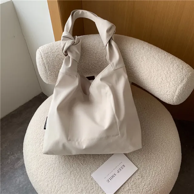Women's Tote Bag Slouchy Style Nylon Korean Version White - Shop at LoveMi