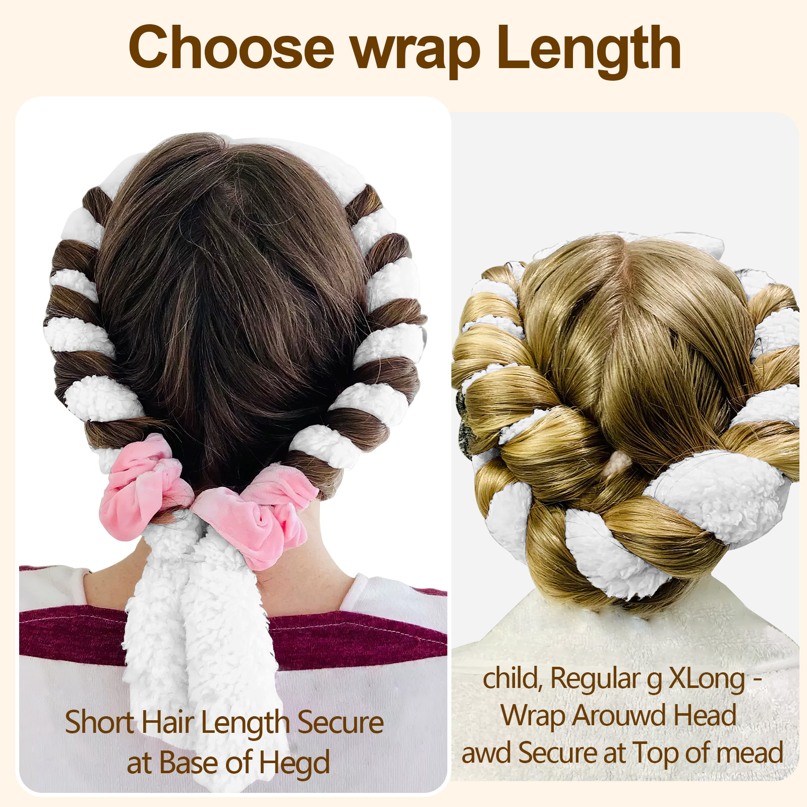 Satin Heatless Hair Curler, Lazy Natural Soft Wave DIY Heatless Curls For Sleep In Overnight, For All Hair Types 23