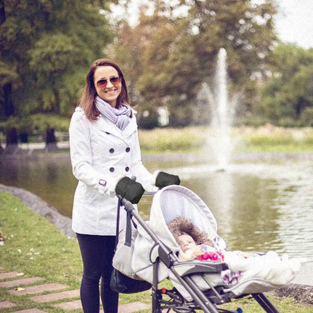 Baby Windproof And Antifreeze Trolley Gloves