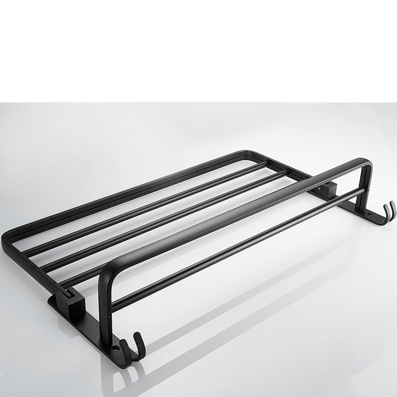 Title 6, Space Aluminum Bathroom Wall-mounted Towel Rack...