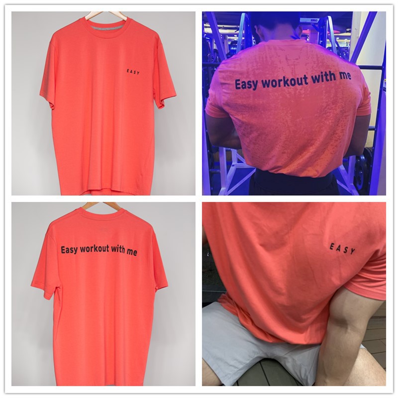 Title 7, Nieuw fitness T-shirt voor heren, korte mouwen,...