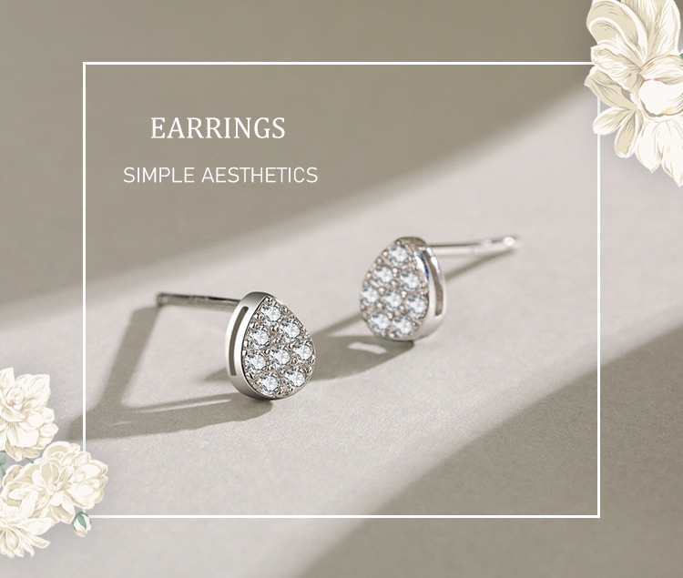 S925 Sterling Silver Classic Mini Drop Earrings