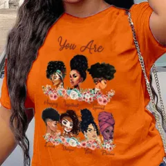 T-Shirt Hip Hop Digital 3D Printed Women - 1 Style - View 1