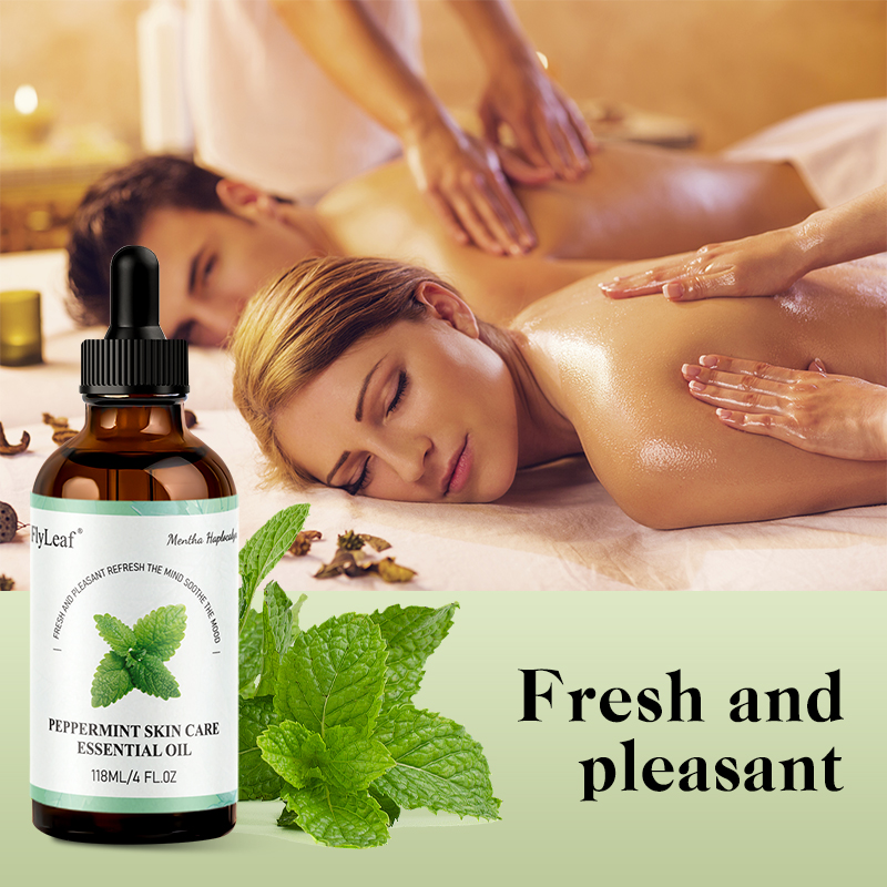 Pure Natural Peppermint Essential Oil To Invigorate & Awaken Senses Aromatherapy Oil For Diffuser  Massage