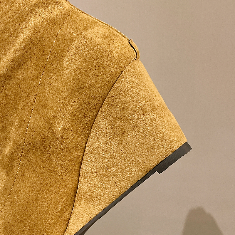 Pointed Toe Wedge Ankle Boots, picture 4 of 5