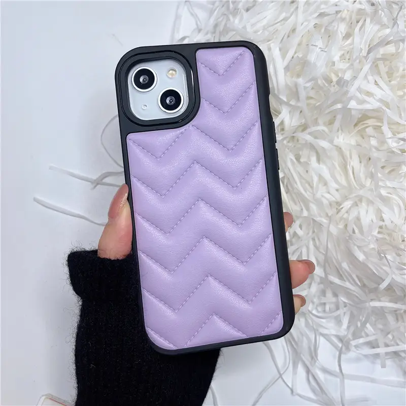 Korean Wind Senior Sense Of Simple Solid Color Phone Case Bracket Anti-drop Female
