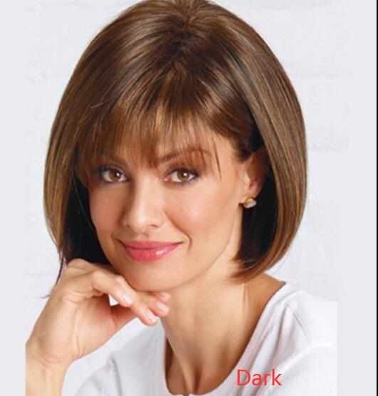Fashion lady wig Dark Brown - Shop at LoveMi