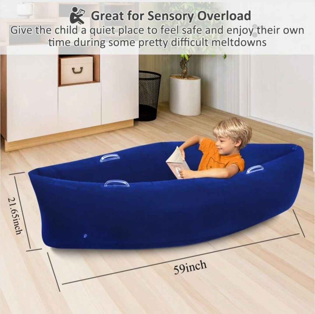 Inflatable Sensory Chair For Kids, Toys Autistic Children, 1.2mmvv