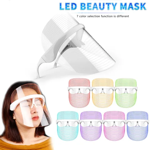 7 Color LED Mask Red Light Therapy Skin Rejuvenation
