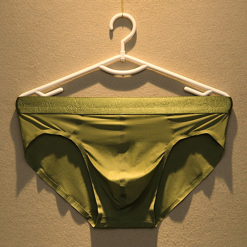 Men's Underwear Ice Silk Triangle Thin Breathable