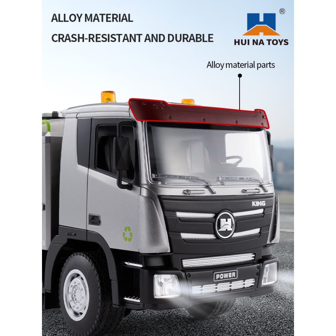 Huina 1316 1-18 Semi-Alloy Remote Controlled Fog Cannon Truck Toy 26