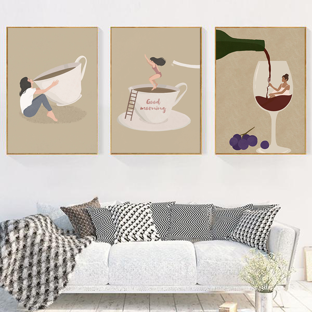 Art Gallery Custom Decorative Painting Canvas