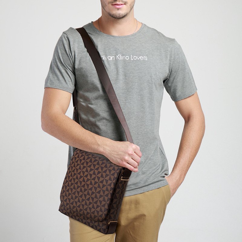European And American Fashion Men's Flap Shoulder Bag
