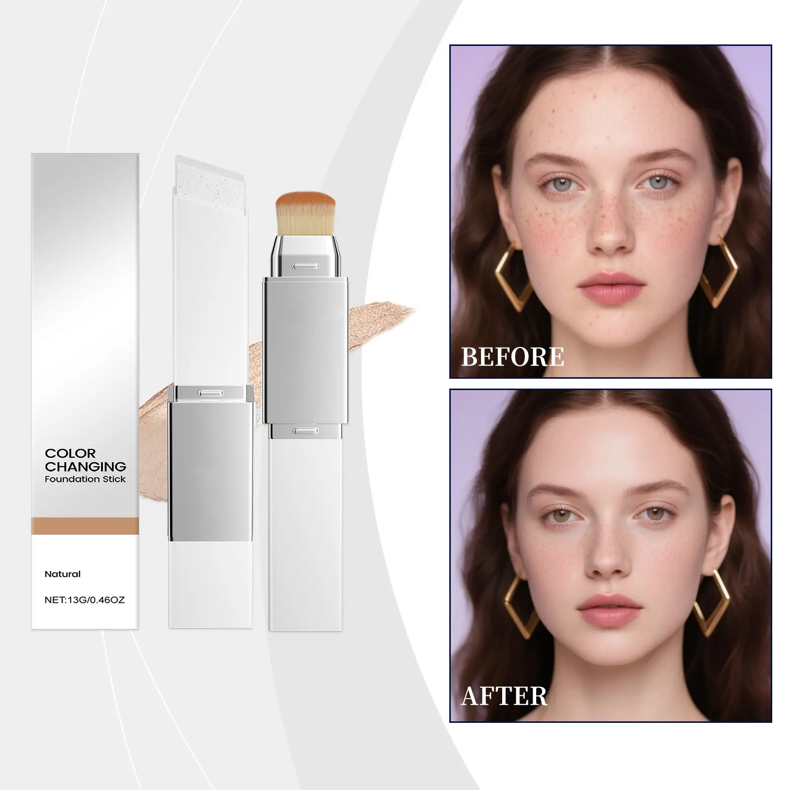 2-in-1 Color-Changing Foundation Stick 13g