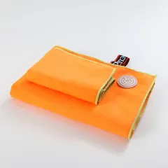 Beach Towel Sports Towel Outdoor Swimming Speed Dry - Fluorescent Orange - View 1