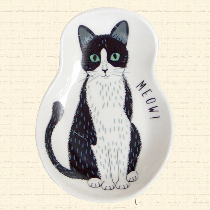 Title 3, Cute And Cute Sanhua Cat Condiment Dish