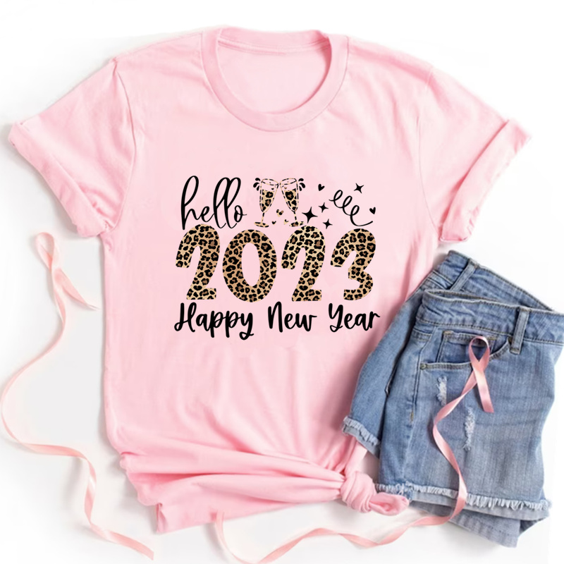 Printed Annual Party Short Sleeve T-shirt Tops For Men And Women
