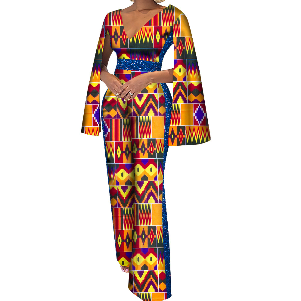 Women's Cotton Ethnic Batik Print Jumpsuit - Image 14