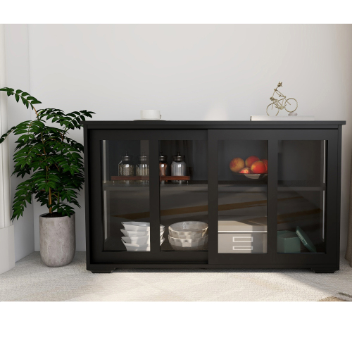 Kitchen Storage Cabinet with Glass Door β photo 4
