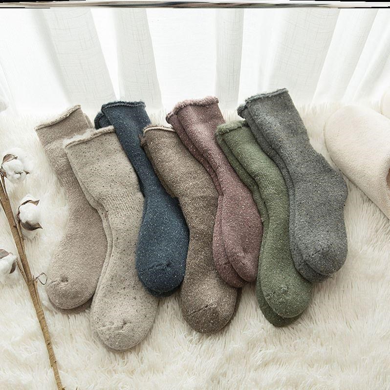 Title 5, Middle-aged And Elderly Cashmere Snow Socks Men...