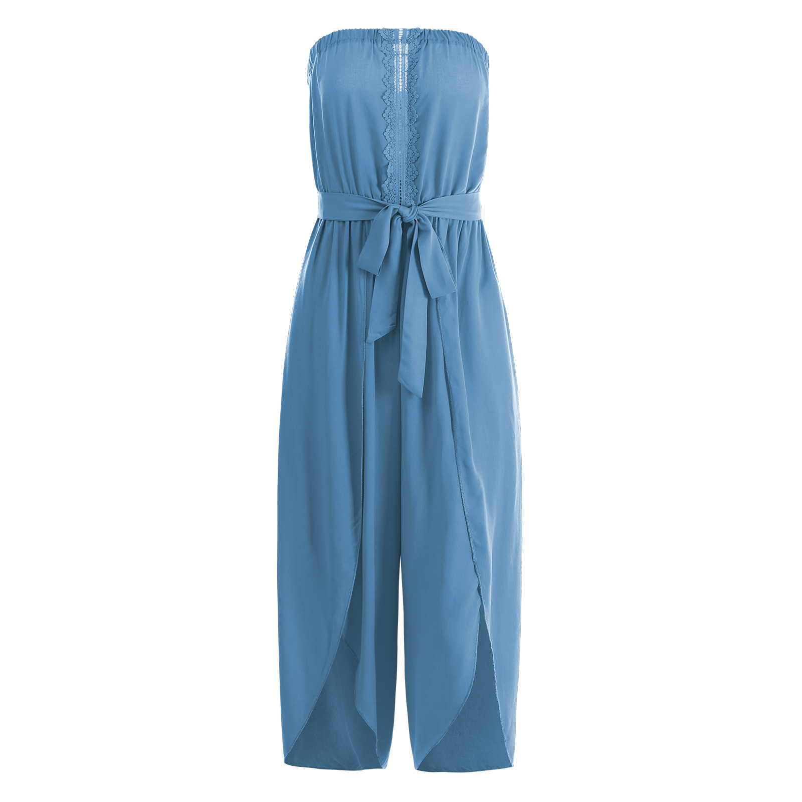 European And American Women’s Ninth Loose Jumpsuit Wide Leg Pants