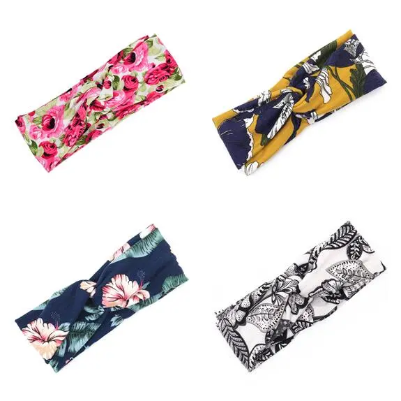 Floral cross hair band Set C - Shop at LoveMi