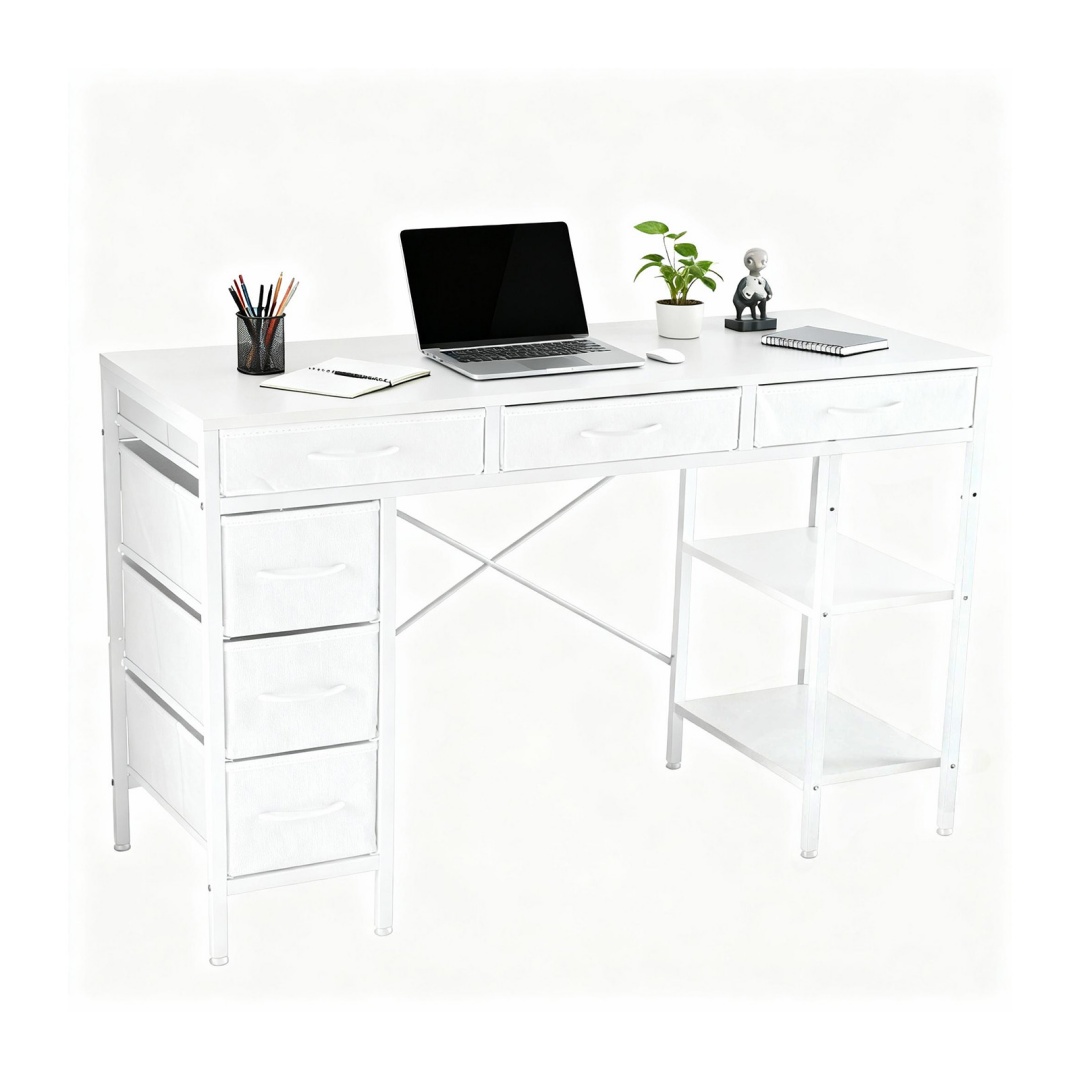 55-inch Computer Desk With 6 Drawers image 35