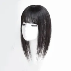 Women's Forehead Bangs Wig - Natural Black - View 1