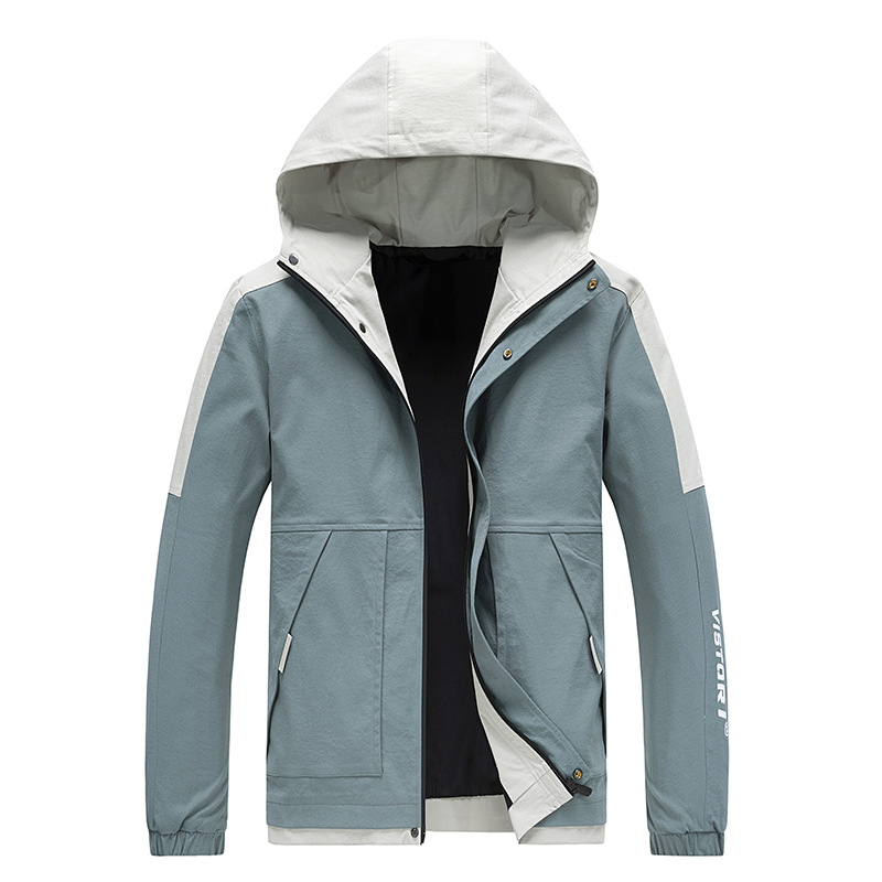 New Men's Large Size Loose Casual Top Jacket