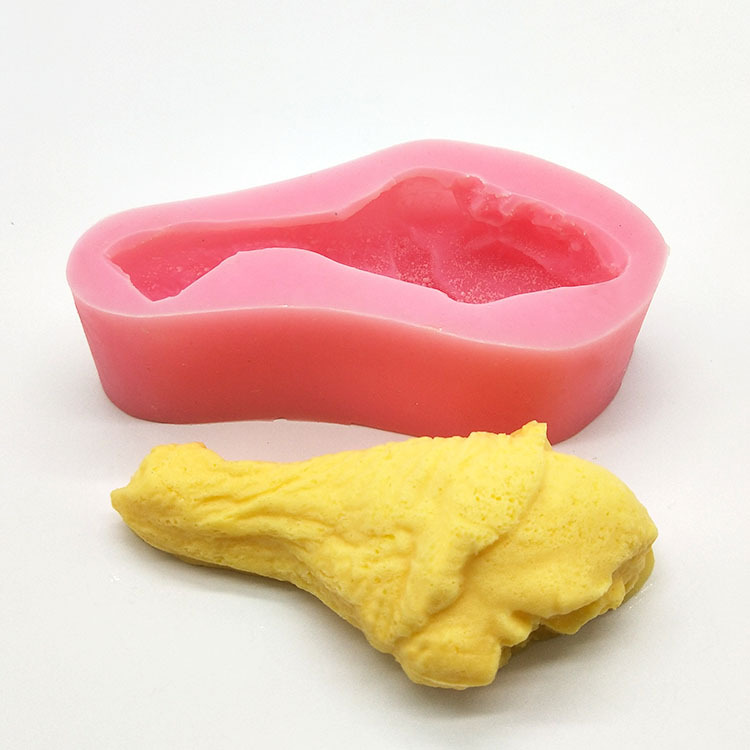 Simulation Braised Chicken Thigh Silicone Mould Cake Decoration