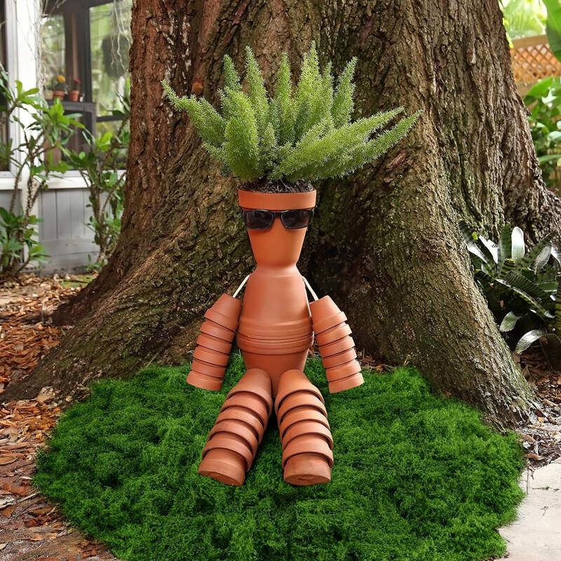 Artificial Green Moss Micro Landscape Fake Garden Crafts Home Decor — image 4