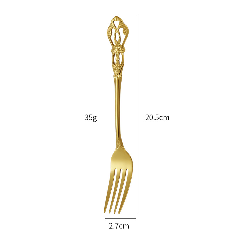 Golden fork